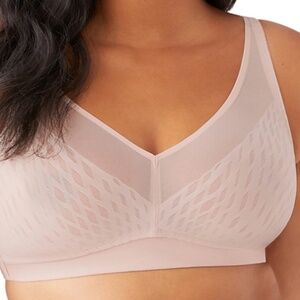 Wacoal Elevated Allure‎ Wire Free Bra Sz 38C Rose Dust